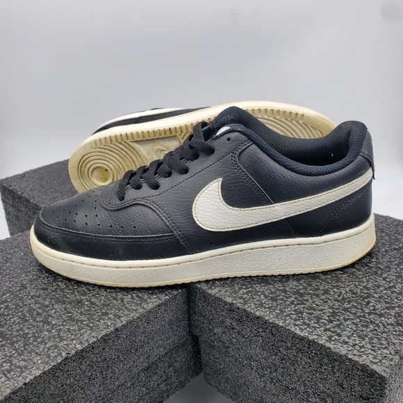 Nike Court Vision Men’s Low Top Black White CD5463-001 Size 8 Shoes - Picture 10 of 10